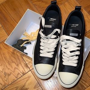 **SOLD** Represent Alpha Low Leather Trainers